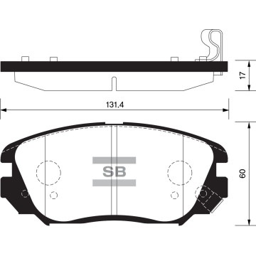 Колодки торм.дисковые Hi-Q GM-KOREA ALPHEON LACROSSE 10-
