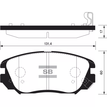 Колодки торм.дисковые Hi-Q GM-KOREA ALPHEON LACROSSE 10-