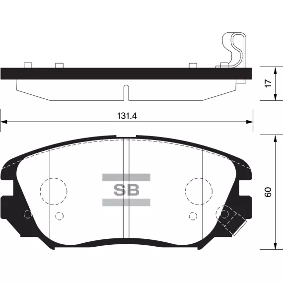 Колодки торм.дисковые Hi-Q GM-KOREA ALPHEON LACROSSE 10-