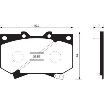 Колодки торм.дисковые Hi-Q TOYOTA TUNDRA 99-03 (D812)