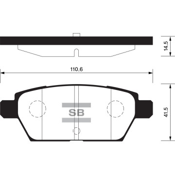 Колодки торм.дисковые Hi-Q MAZDA 6 06- R (D1161)
