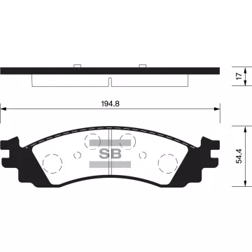Колодки торм.дисковые Hi-Q FORD EXPLORER 06-10 (D1158)