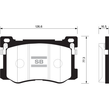 Колодки торм.дисковые Hi-Q SSANGYONG KIA HYUNDAI RODIUS OPIRUS EQUUS 4.5