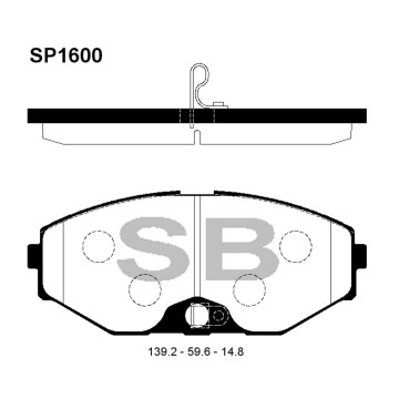 Колодки торм.дисковые Hi-Q INFINITI J30 92-97 (D587)