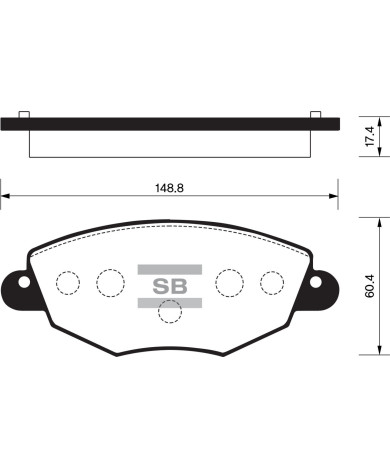 Колодки торм.дисковые Hi-Q FORD MONDEO 00- (D910)