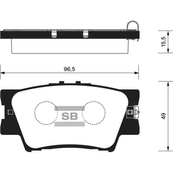 Колодки торм.дисковые Hi-Q TOYOTA RAV4 06- R (D1212)