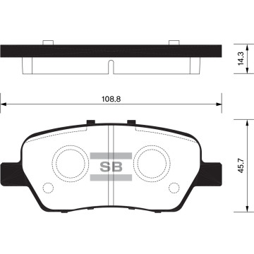 Колодки торм.дисковые Hi-Q HONDA ODYSSEY(JAPAN) 04- R