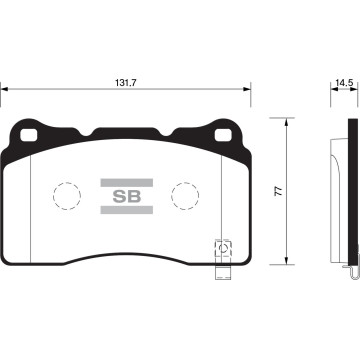 Колодки торм.дисковые Hi-Q ACURA ACURA TL MANUAL 04-06 (D1049)