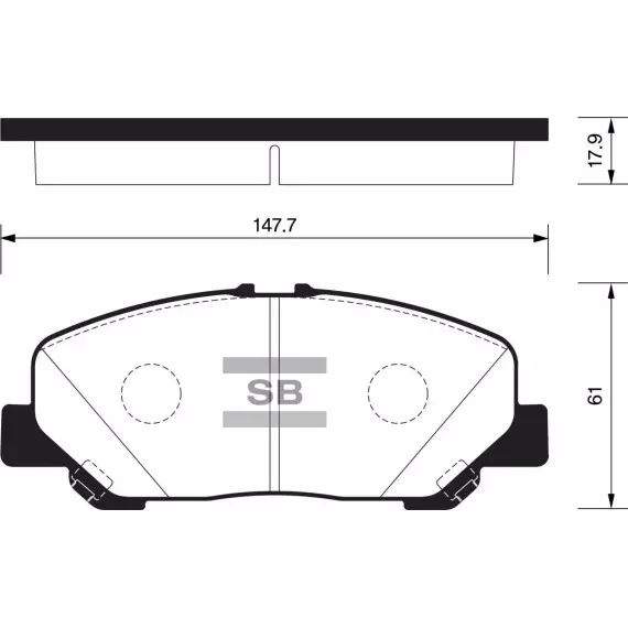Колодки торм.дисковые Hi-Q TOYOTA TARAGO 07-08 (D1524)