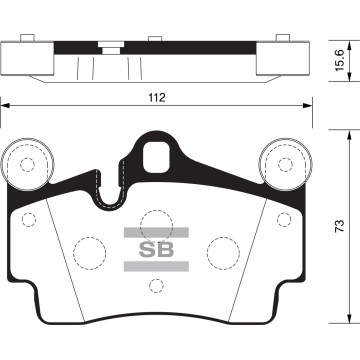Колодки торм.дисковые Hi-Q AUDI Q7 07- R (D978)