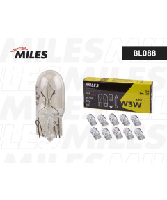 Лампа W3W 12V 3W W2 1x9 5d