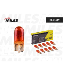 Лампа WY5W 12V 5W W2 1x9 5d YELLOW