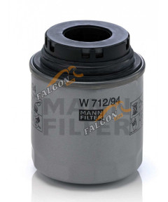 Фильтр масляный (MANN) W 712/94 (W 712/91) VAG, VW Polo Sedan