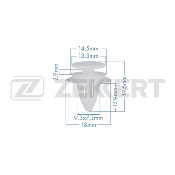 Клипса крепёжная Great Wall (в упак. 10 шт.)