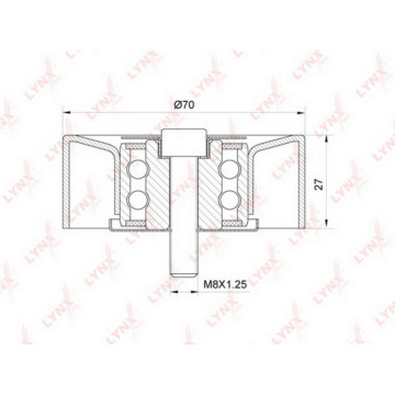 Ролик направляющий / приводной BMW 3(E46) 2.0D-3.0D 98-05 / 5(E60) 2.0D-3.0D 05> / 6(E63/E64) 3.0D 0