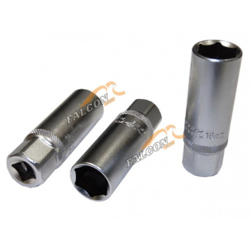 Головка свечная *16 3/8" 6 гр с магнитом (ДТ)