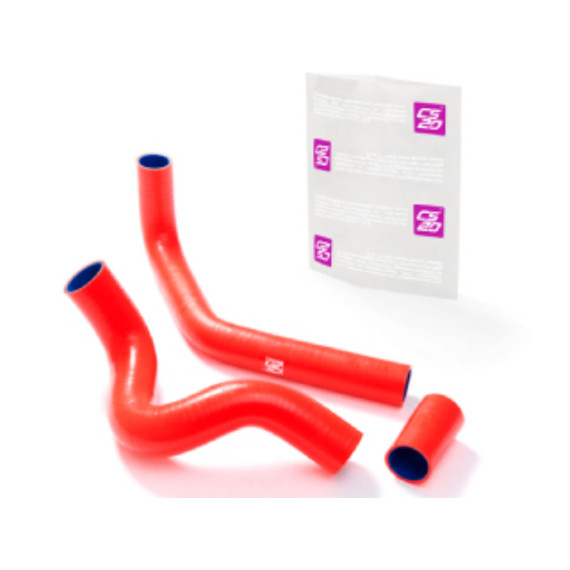 Комплект патрубков радиатора УАЗ-3163 ЗМЗ-409 с А/С силикон красный ком-т 3 шт DRIVE CS20