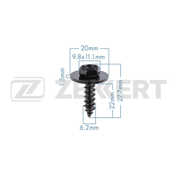 Саморез Toyota (в упак. 10 шт.)