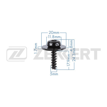 Саморез Mazda Ford Volvo (в упак. 10 шт.)