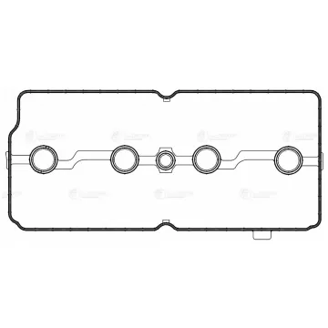 Прокладка клапанной крышки для а/м Nissan Qashqai (06-)/X-Trail T-31 (07-) 2.0i (LES 21401)