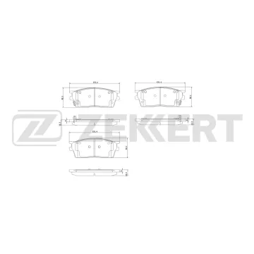 Колодки тормозные дисковые передние Jetta VS5 19- VS7 19- VA7 24-