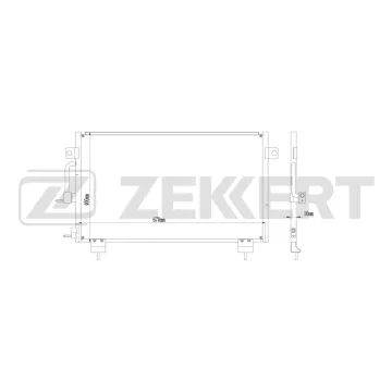 Радиатор кондиционера Chery Tiggo (T11 FL) 05- Tiggo 2 16- Tiggo 3 16-