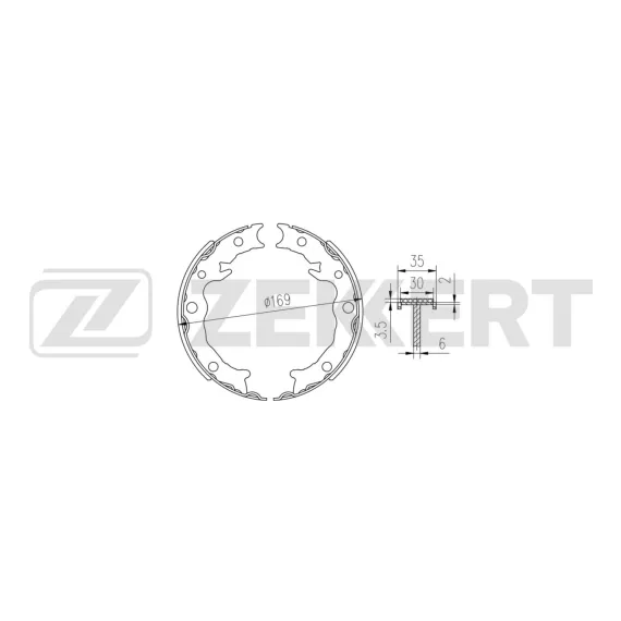 Колодки торм. бараб. задн. стоян. торм. Subaru Forester (SJ PL) 10- Impreza (GJ GP) 11- XV (GP