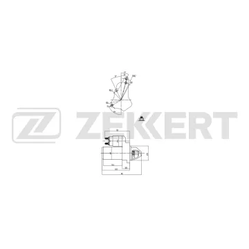 Стартер Nissan Qashqai (J10 NJ10) 10- Note (E11 NE11) 06- Juke (F15) 12- Cube (Z12) 09- Micra
