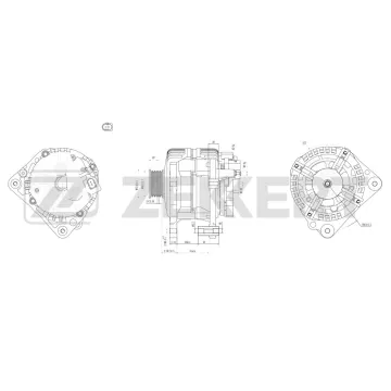 Генератор VW Polo III-V 02- Passat VI 05- Audi A3 II 03- Skoda Octavia (1Z3 1Z5) 04- Rapid (NH3