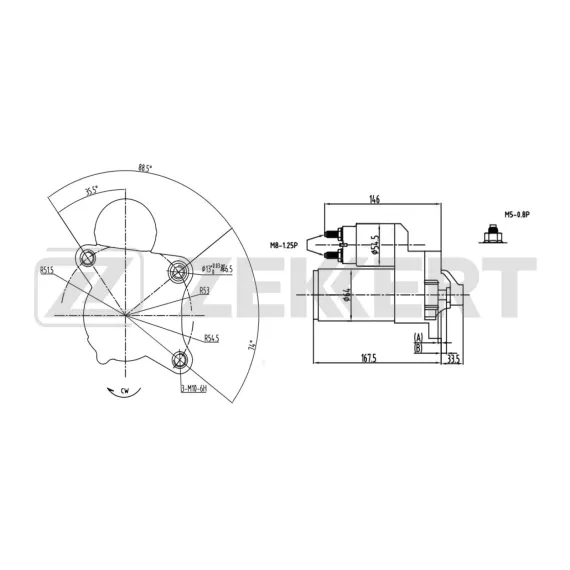 Стартер Lada Largus (FS0_ FSA_ KS0_ RS0_ KSA_) 12- Nissan Kubistar (X76) 03- Renault Logan 04-