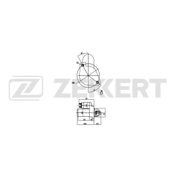 Стартер Mitsubishi Pajero III IV 00- Pajero Sport 98- Gto 94-