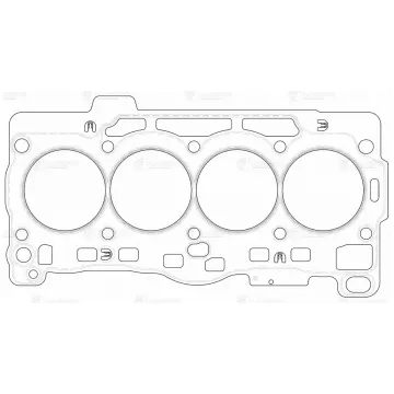 Прокладка ГБЦ для а/м VW Polo Sedan (10-)/Jetta (11-)/Golf VII (12-) 1.6i [CWVA] (LES 11806)