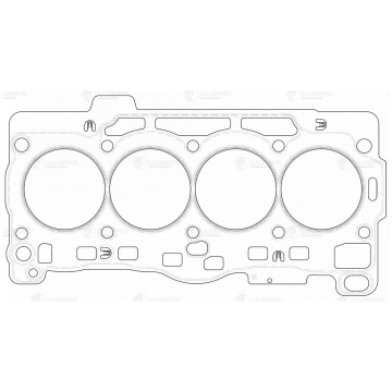 Прокладка ГБЦ для а/м VW Polo Sedan (10-)/Jetta (11-)/Golf VII (12-) 1.6i [CWVA] (LES 11806)