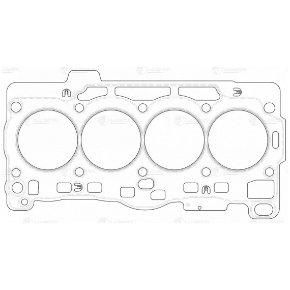 Прокладка ГБЦ для а/м VW Polo Sedan (10-)/Jetta (11-)/Golf VII (12-) 1.6i [CWVA] (LES 11806)