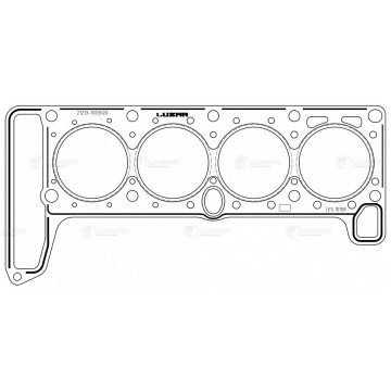Прокладка ГБЦ для а/м Лада 21213 Нива (d=82 мм.) (LES 10108)
