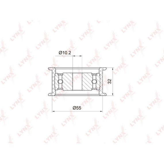 Ролик направляющий / ГРМ  2110-12 1.5-1.6 95>