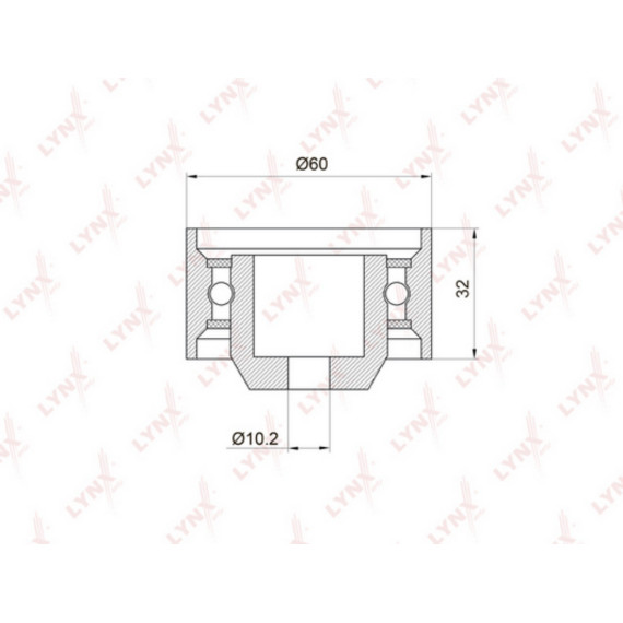 Ролик направляющий / ГРМ HYUNDAI H-1/Starex 2.4 01-04 / Lantra I 1.6-1.8 90-95 / Santa Fe(SM) 2.0-2.