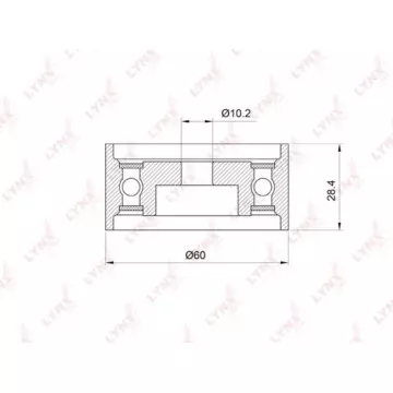 Ролик направляющий / ГРМ MITSUBISHI L200(KA/KB) 2.5D 07> / Pajero Sport II 2.5D 08>