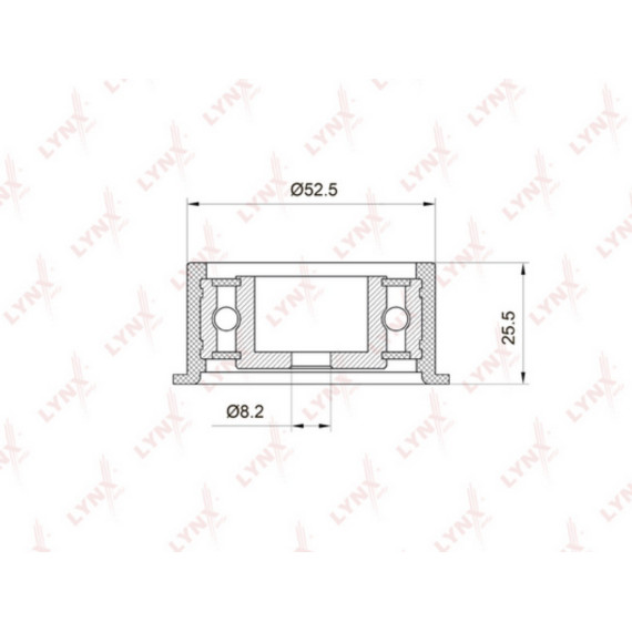 Ролик направляющий / ГРМ OPEL Astra F / G 1.4-1.8 91-04 / Corsa B 1.4-1.6 93-00 / Vectra B 1.6-1.8 9