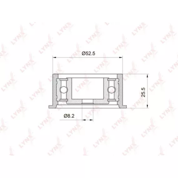 Ролик направляющий / ГРМ OPEL Astra F / G 1.4-1.8 91-04 / Corsa B 1.4-1.6 93-00 / Vectra B 1.6-1.8 9