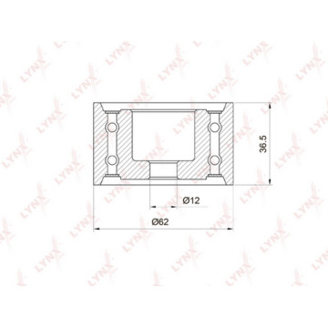 Ролик направляющий / ГРМ TOYOTA Camry 2.5-3.0 88-06 / Highlander 3.0-3.3 00-07 LEXUS RX300-400h 00-