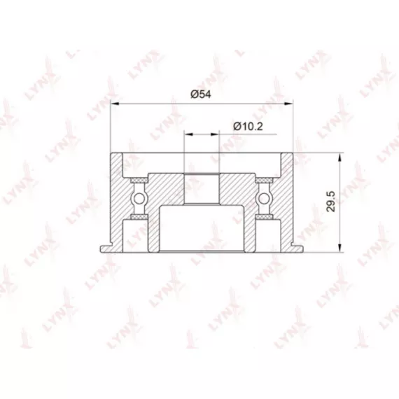 Ролик направляющий / ГРМ TOYOTA Corolla(E100/E110) 1.3-1.4 92-00 / Paseo 1.3-1.5 88-00 / Starlet 1.3