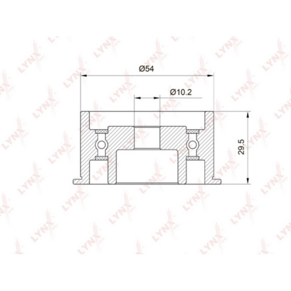 Ролик направляющий / ГРМ TOYOTA Corolla(E100/E110) 1.3-1.4 92-00 / Paseo 1.3-1.5 88-00 / Starlet 1.3