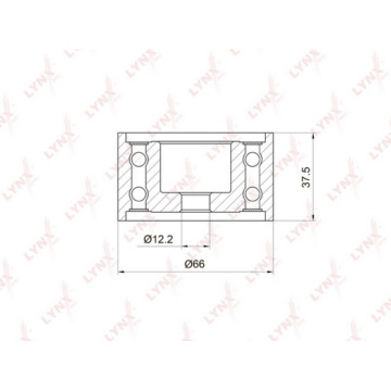 Ролик направляющий / ГРМ TOYOTA Land Cruiser(100 / 200) 4.7 98> LEXUS GS400-430 97-11 / GX470 01-09