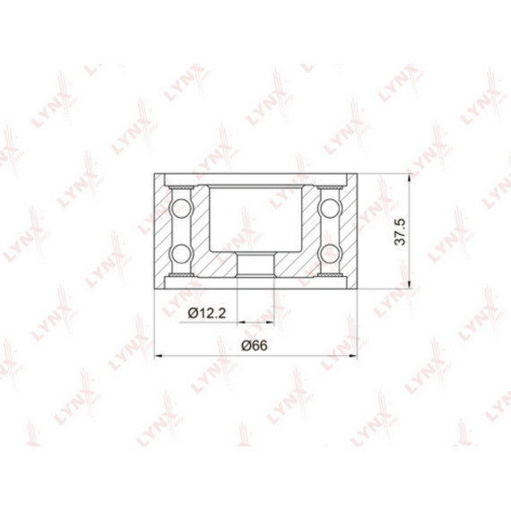 Ролик направляющий / ГРМ TOYOTA Land Cruiser(100 / 200) 4.7 98> LEXUS GS400-430 97-11 / GX470 01-09