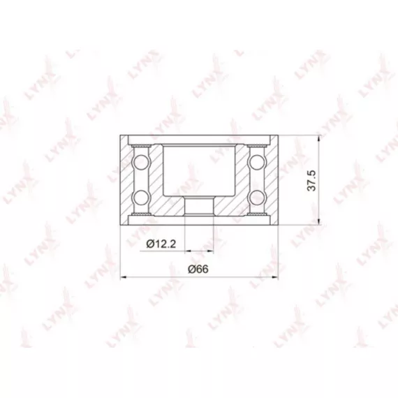 Ролик направляющий / ГРМ TOYOTA Land Cruiser(100 / 200) 4.7 98> LEXUS GS400-430 97-11 / GX470 01-09