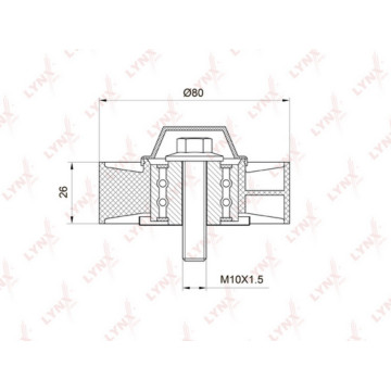 Ролик направляющий / приводной BMW 1(E81-88) 3.0 05-12 / 3(E90) 2.5-3.0 05-11 / 5(E60/61) 2.5-3.0 05