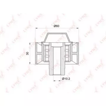 Ролик направляющий / приводной CITROEN Berlingo(MF) 1.6D 05-11 / C1 1.4D 05> / C2 1.4D 03> / C3 I-II