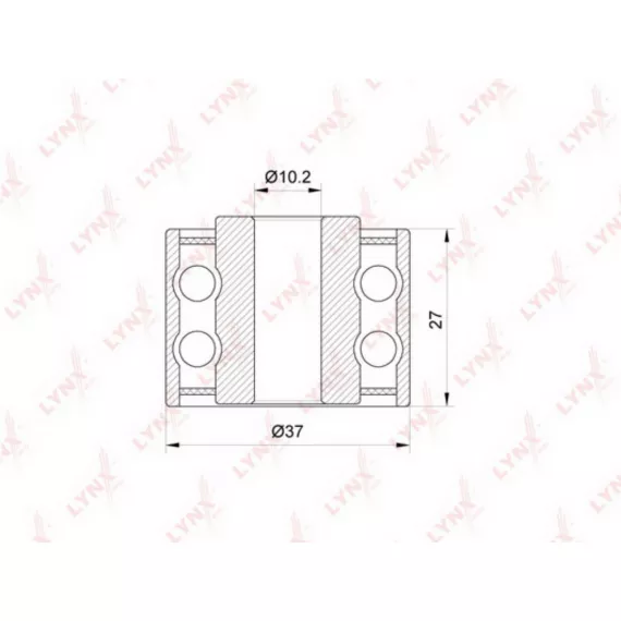 Ролик направляющий / приводной CITROEN Berlingo(MF) 1.9D 98-05 / Jumpy 1.9D 99-06 FIAT Scudo 1.9D 9
