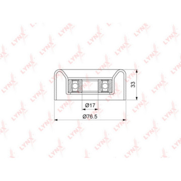 Ролик направляющий / приводной HYUNDAI H-1/Starex 2.5D 97> / Porter 2.5D 03-04 KIA Sorento(JC) 2.5D